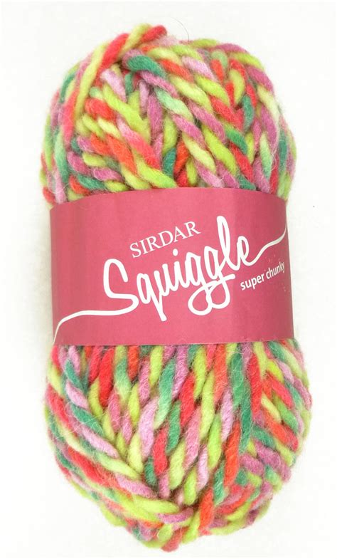 Sirdar Squiggle Super Chunky Knitting Yarn Outback Yarns