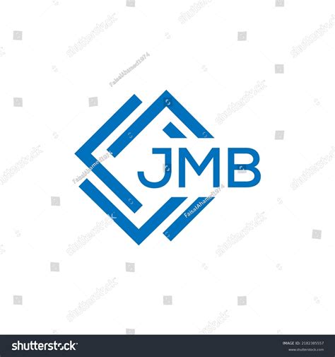 Jmb Letter Logo Design On White Stock Vector Royalty Free 2182385557