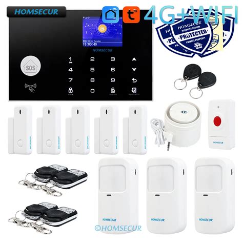 Homsecur Mhz Wireless Wired G Gsm Wifi Home Burglar Security Alarm