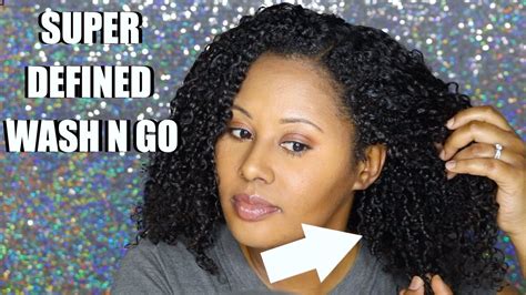 Super Defined Wash N Go Shingling Method Ft Dossier YouTube