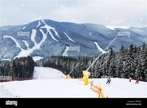 Ski Resort Bukovel Ukraine Stock Photo Alamy