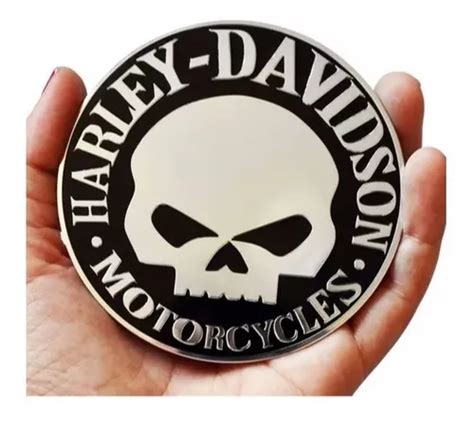 Emblema Harley Davidson Caveira Motorcycles Custom Deluxe