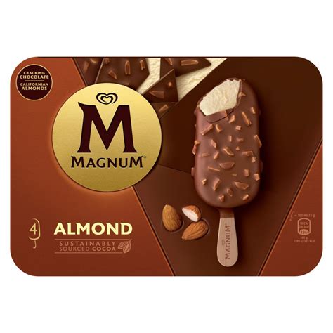 Magnum Ice Cream Sticks Almond X Ml Bb Foodservice