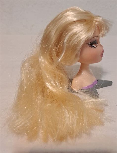 Bratz Doll Head Rina Gamez Fashion Head Bob Hair Style 2001 EBay