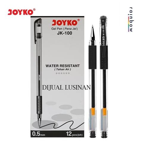 Jual Pulpen Joyko Gel Pen Pena Joyko Hitam Jk Nt Mm Pcs Di