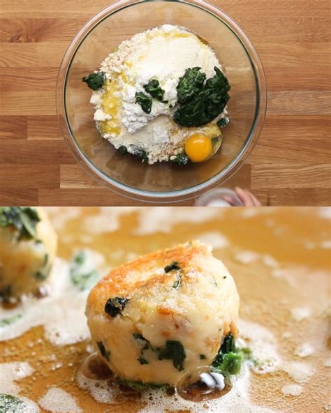 Spinach and Cheese Bread Dumplings - Greenku Recipes