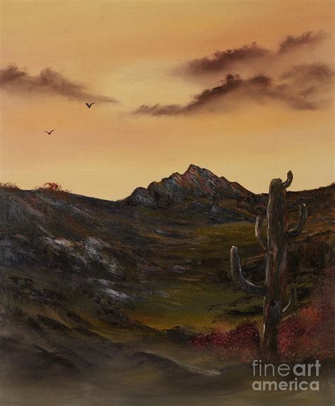 Barren Land Lone Sentry Painting by Cynthia Adams | Fine Art America