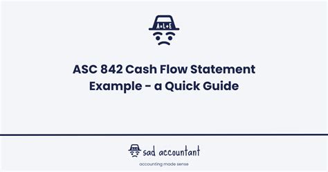 Asc 842 Cash Flow Statement Example A Quick Guide