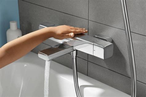 Baterie Baie Cu Termostat Pentru Cada Dus Hansgrohe Ecostat E