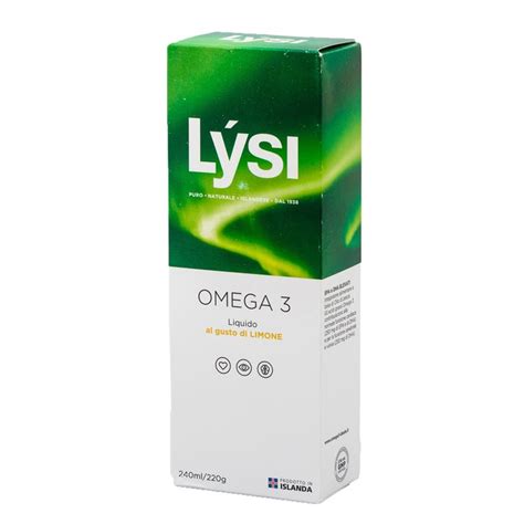 Lysi Omega 3 Lemon Liquid 240ml