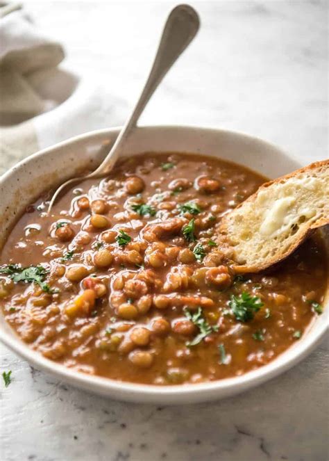 Lentil Soup Recipetin Eats