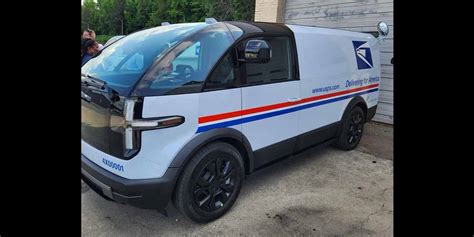 Electric Delivery Van for USPS Spotted with Custom Features in the Wild