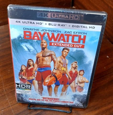 Baywatch K Ultra Hd Blu Ray Digital Extended Cut Dwayne Johnson