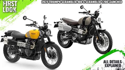 Triumph Scrambler Scrambler Launched Explained All