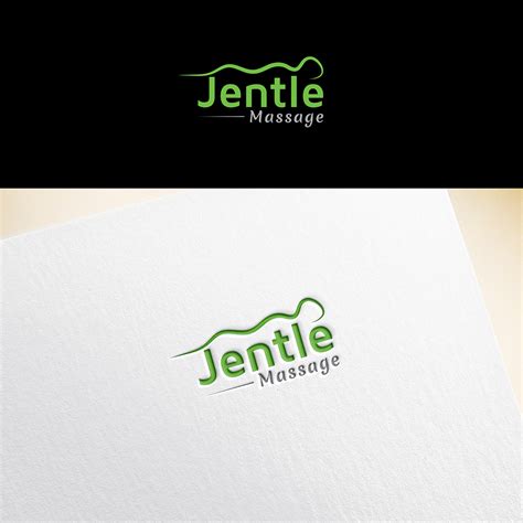 Personable Playful Massage Therapy Logo Design For Jentle Massage By Deep Night Design 19906605