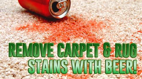 Remove Carpet Rug Stains With Beer In Minute Youtube