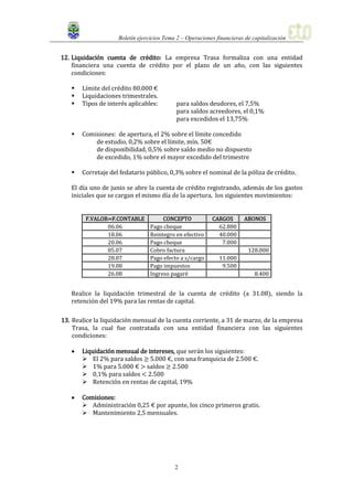 Boletin 1 Tema 2 Operaciones Financieras De Capitalizacion PDF