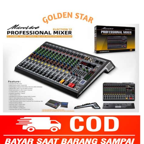 Jual MIXER AUDIO MICROVERB ELECTION 12 12 CHANNEL Shopee Indonesia