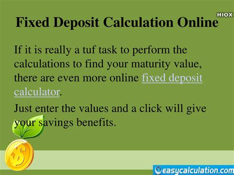 Ppt Fixed Deposit Powerpoint Presentation Free Download Id7173380