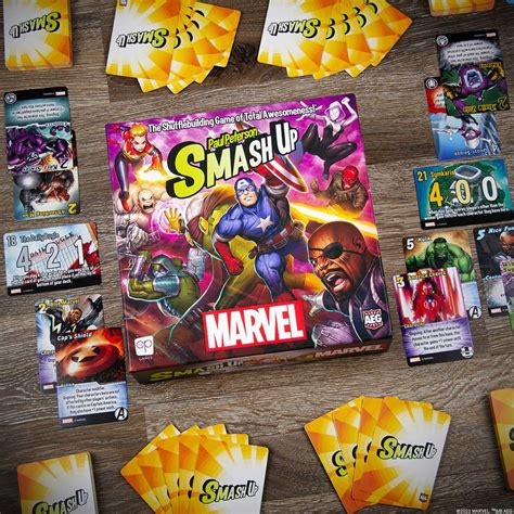 The Op Bring Card Game Smash Up To The World Of Marvel Ontabletop