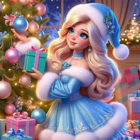 Pin By Nina Schaaf On Ho Ho Christmas In Christmas Girl Disney