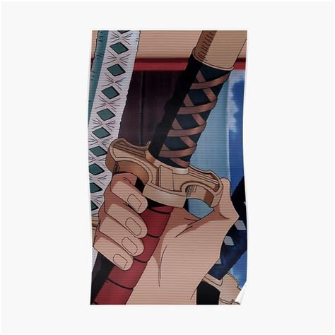 "Roronoa Zoro Swords" Poster by BUTTERSWORTH | Redbubble