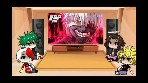 Bnha Reagindo Ao Rap Do Kaneki YouTube