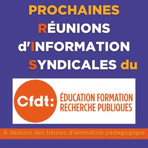 R Union D Informations Syndicales Degr Cfdt Pays De Loire