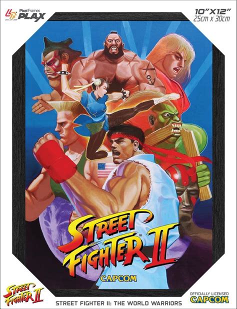 Amazon Level Up Labs Pixel Frames PLAX Street Fighter II The