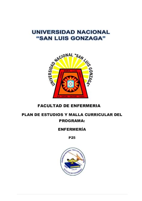 PDF FACULTAD DE ENFERMERIA Unica Facultad De Enfermeria Plan De