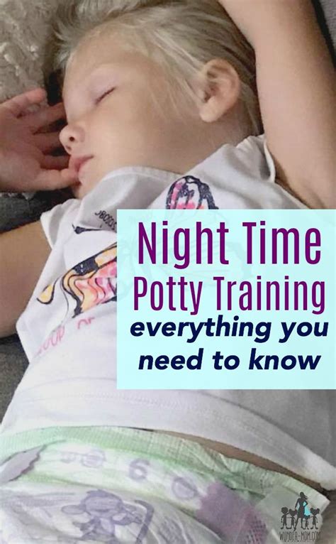 Everything you need to know about night time potty training from an ...