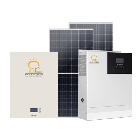 4000w Commercial Off Grid Hybrid 4kw Solar Power System 4kw Solar