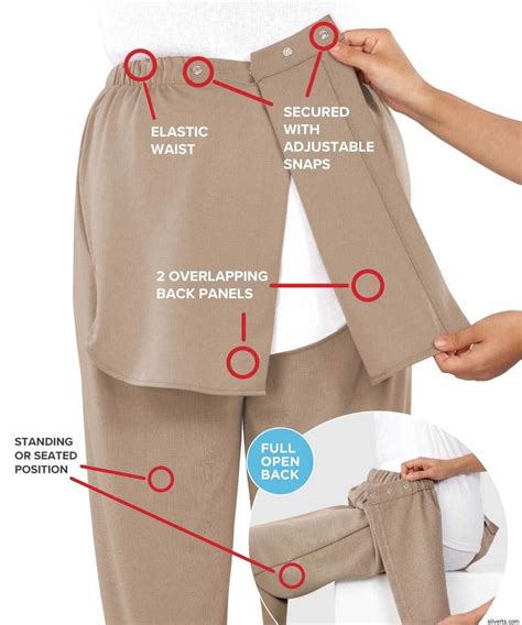 These Open Back Adaptive Pants For Men Are Great For Home Care Retirement Or Nursing Home