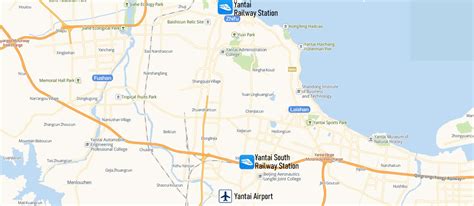 Yantai Railway Station Map, Location, Address