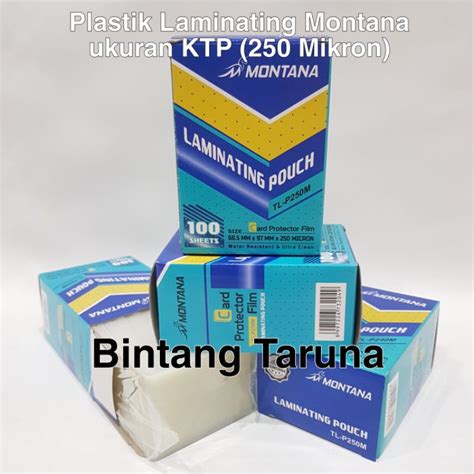 Jual Plastik Laminating Montana Laminating Film Montana Laminating