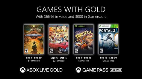 New Games with Gold for September 2022 - Xbox Wire