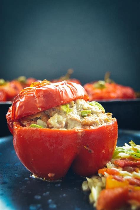 Gefüllte Paprikaschoten mit Hackfleisch Gefüllte paprika hackfleisch