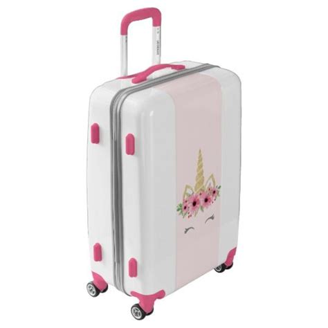 Unicorn Luggage Suitcase T Zazzle Suitcase Cute Suitcases