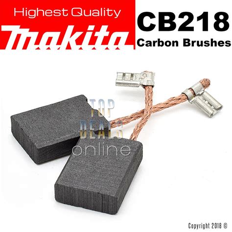 Makita CB218 Carbon Brushes GA7060 GA7060R GA7061 GA7062 GA7063RX02