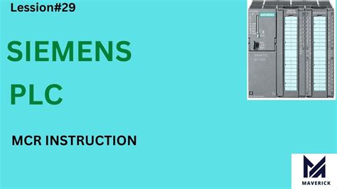 MCR IN SIEMENS PLC What Is MCR In Siemens Plc How To Use MCR In