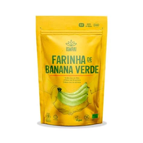 Farinha De Banana Verde Gr Iswari Peixe Verde