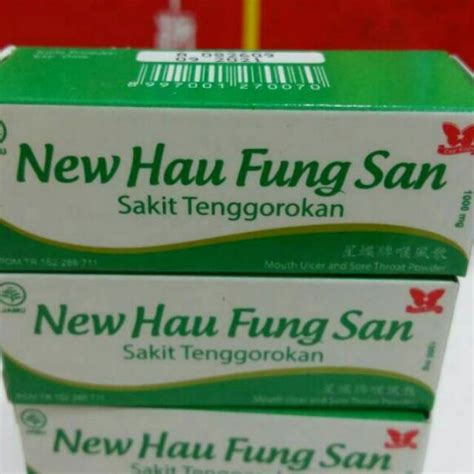 Jual New Hau Fung San Obat Sariawan Herbal China Kemasan Baru