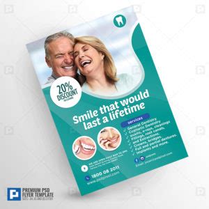 Dentistry Promotional Flyer Psdpixel