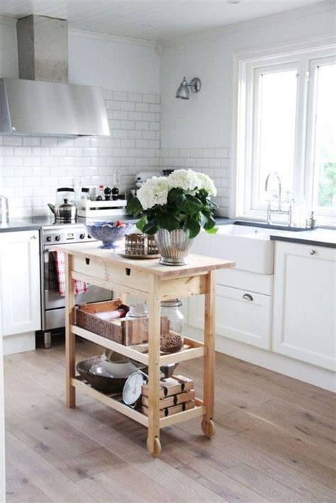 DIY Small Kitchen Island On Wheels – Juameno.com