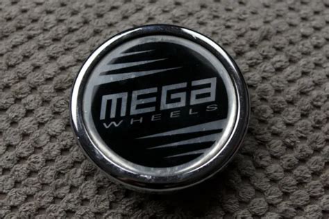 Rare Original Mega Wheels C Chrome Alloy Wheel Center Plastic Cap