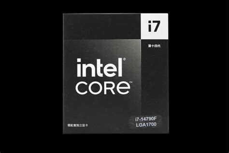 Intel Lanza El Core I7 14790f Black Edition Exclusivo Para China Con