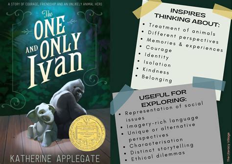 The One And Only Ivan By Katherine Applegate The Literacy Village