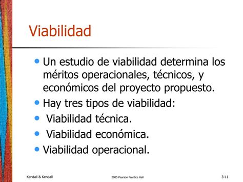 PPT Viabilidad del capítulo 3Determining y actividades de manejo del