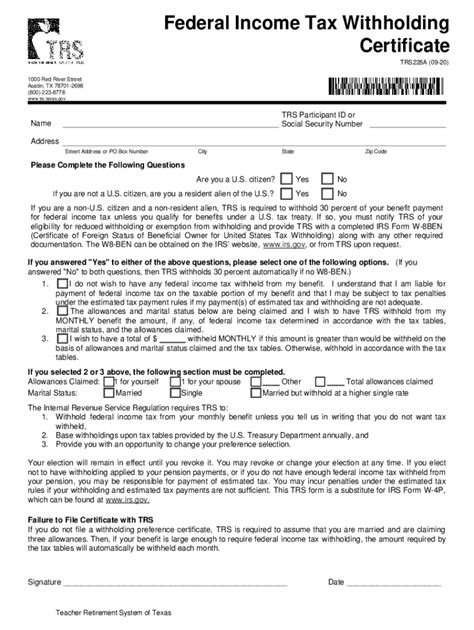 Trs Form Fill Out And Sign Printable Pdf Template