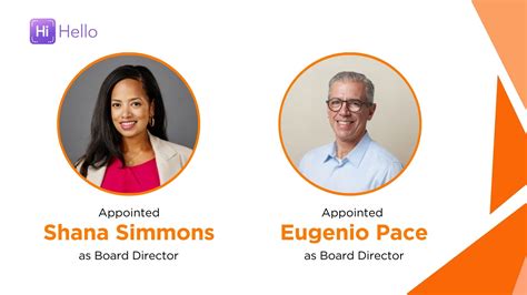 Hihello Appoints Shana Simmons And Eugenio Pace To Board Of Directors Martech Edge Best News